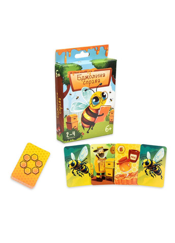 Настольная игра для детей 6+ Пчелиное дело развивающее логическое украинское 2-4 игрока Strateg (362429276)