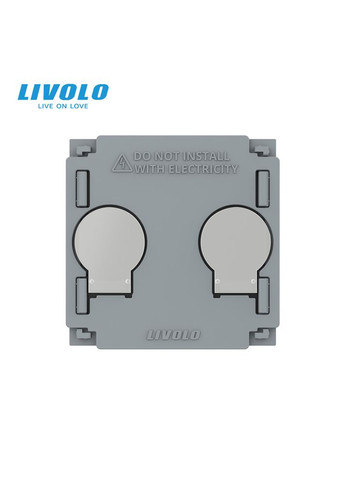 Сенсорна кнопка, 2 сенсори, без фіксації (дзвінковий / імпульсний), безпотенційний / сухий контакт, живлення 12-24В Livolo (370970784)