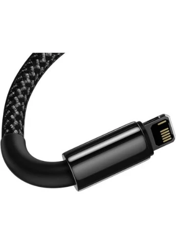 Кабель Tungsten Gold Fast Charging Data Cable USB to iP 2.4A 2 м Black (CALWJ-A01) Baseus (390077851)