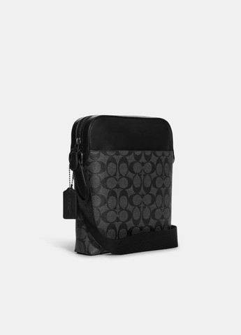 Сумка чоловіча шкіряна Coach Houston Flight Bag In Signature Canvas. (391) No Brand (335833678)