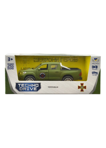 Автомодель серії "Шеврони Героїв" Toyota Hilux "Червона калина" KM6119 TechnoDrive (302067357)