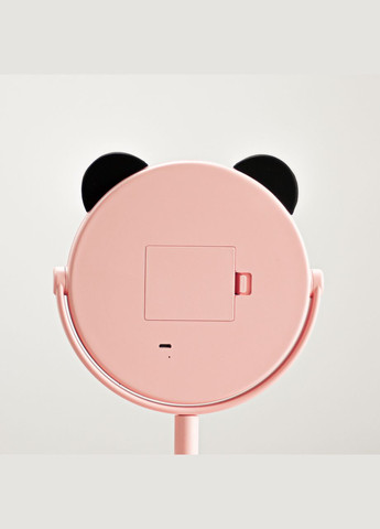 Дзеркало косметичне на підставці з LED підсвічуванням (LMR-4481) Рожеве La Rosa (335858542)