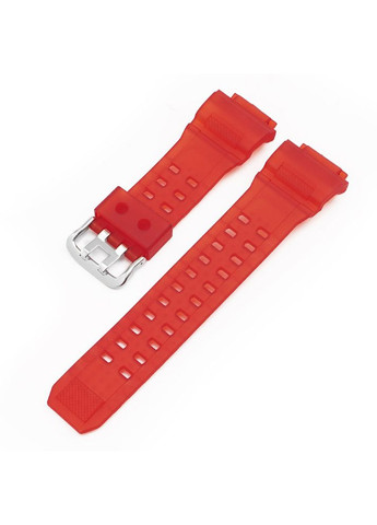 Ремінець для Casio G-Shock напівпрозорий червоний універсальний ремінь для годинників для чоловіків та жінок ProDobro (367265464)