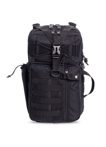 Рюкзак тактический (Сумка-слинг) с одной лямкой SILVER (нейлон, оксфорд 900D, р-р 43x22x13см, 12л, Черный) (TY-5386_Черный) SILVER KNIGHT (361439376)