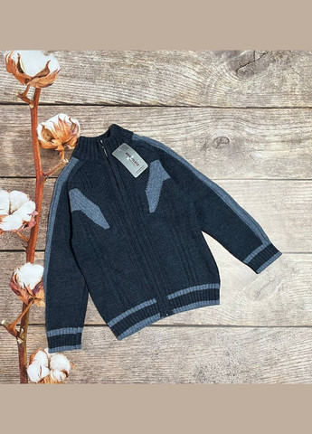 Синий зимний свитер ADA