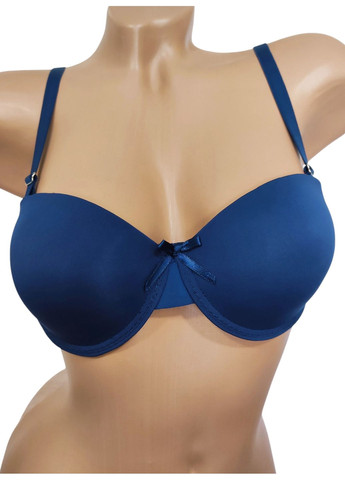 Темно-синій балконет бюстгальтер Fiona Bella з кісточками