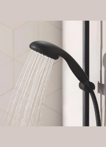 Смеситель термостатический для ванны QuickFix Precision Start Black UA303907T1 Grohe (378590482)
