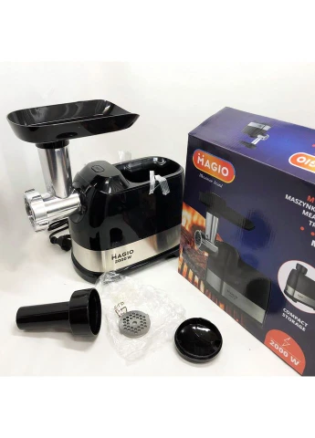 Мощная компактная мясорубка для дома MG-267 2000 Вт, Крупная мясорубка, Мини мясорубки LN-59 Magio (385384147)
