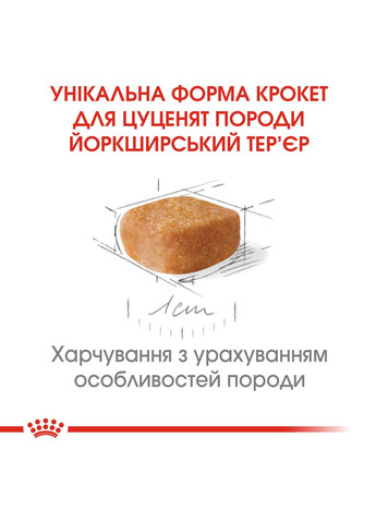 Корм для щенков йоркширский терьер Yorkshire Terrier Puppy от 2 до 10 месяцев 1.5 кг (3182550743471) (39720151) Royal Canin (317171204)