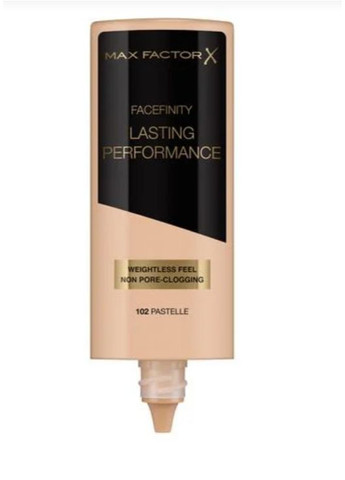 Крем тональный для лица Lasting Perfomance, 102 песочно-бежевый 35ml Max Factor (334299245)