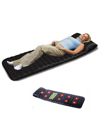Масажний матрац Massage mat з підігрівом massage 9 режимів чорний (1756375500) No Brand (334675674)