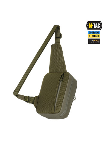 Сумка Sling Pistol Bag Elite Hex з липучкою Ranger Green M-TAC (303262219)