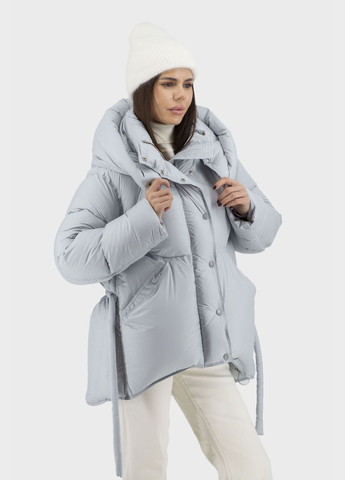 Блакитний зимній Пуховик No Brand