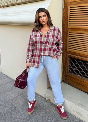 Спортивні штани джогери жіночі з двонитки No Brand (362734055)