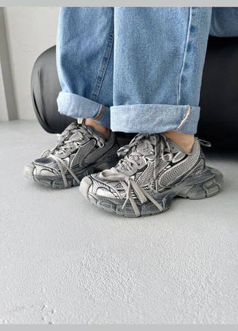 Кроссовки женские и мужские Balenciaga 3XL Grey | Баленсиага 3ХЛ серые No Brand серые демисезоны (341264131)