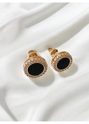 Золотые серьги с бриллиантами и цирконием SOVA 2109225102 SOVA jewelry house (354700183)