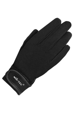 Рукавиці тактичні Неопренові Чорні NEOPREN HANDSCHUHE SCHWARZ KURZ (11660002-904-L) Mil-Tec (317202896)