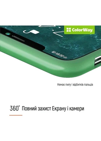 Чехол Smart Matte для Xiaomi Redmi 12 Черный (CW-CSMXR12-BK) Colorway (384224478)