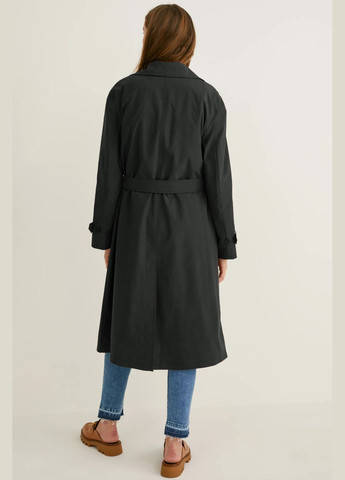 Зелене демісезонне Тренч із поясом C&A