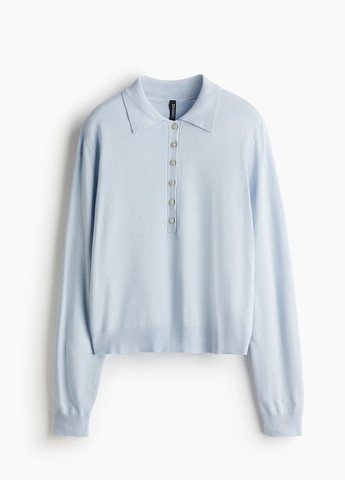 Светло-голубой демисезонный свитер H&M
