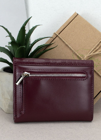 Подарунковий жіночий набір №90: гаманець Sabrina + обкладинка на паспорт (бордовий пітон) HandyCover (283323780)