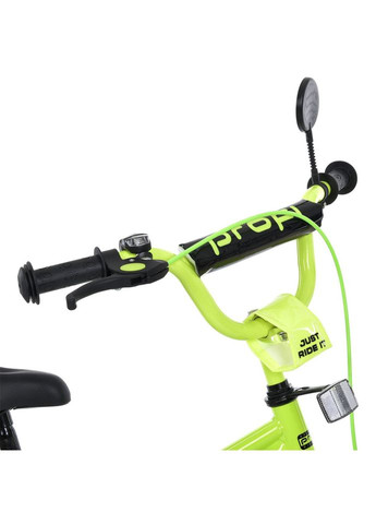 Детский велосипед 18 дюймов MB для мальчиков и девочек с дополнительными колесами и тормозами PROF1 (368756832)