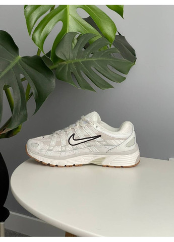 Белые демисезонные кроссовки мужские и женские nike p-6000 white black | найк п-6000 белые No Brand