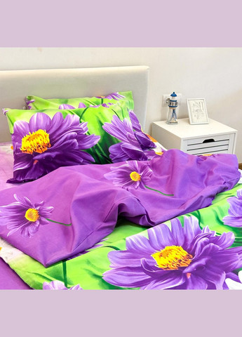 Постільна білизна " ", Полікотон,Фіолетовий, Семейний, P-0115 Lelit (308071825)