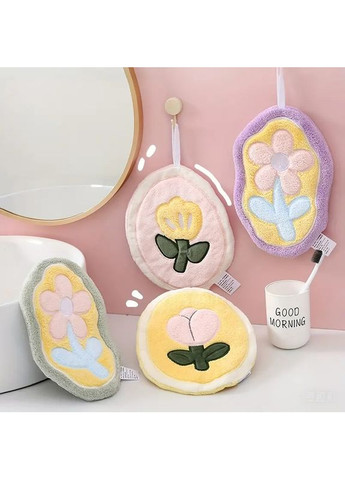 Полотенце для рук "Flower" 22*18см Home комбинированный