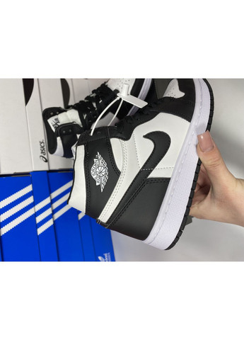 Чорні Осінні кросівки чоловічі nike jordan 1 high black найк аір джордан No Brand