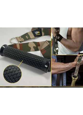 Резинки для подтягивания и тренировок Петли 5 шт. 3 - 55 кг UF1000-1 и ручки 2 шт HANDLES + BANDS Up & Forward (290109056)