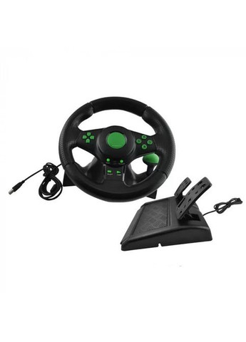 Ігрове кермо з педалями та коробкою передач для PS3/PS2/PC 3в1 No Brand (360531893)