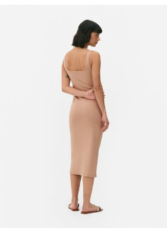 Бежевое платье лето,бежевый, Primark