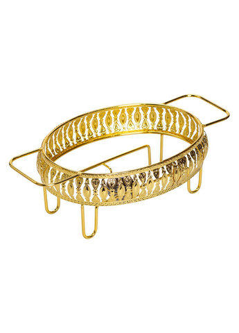 Настільна мармітниця 32×23×14 (см) порцелянова 1.2 (л) на металевій підставці HP-26-8 Yiwu (370973904)