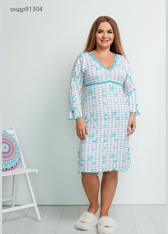 Жіноча нічна сорочка з віскози Isik (323481178)