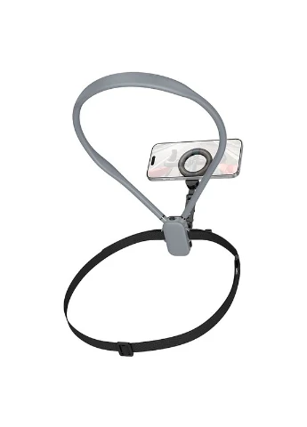 Крепление для телефона на шею Campo magnetic neck-hanging holder Black Gray (6942007664646) Hoco K31 (391456089)