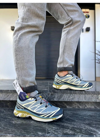 КРОСІВКИ ЖІНОЧІ SALOMON XT-6 ADV DOVER BLUE BEIGE САЛОМОН XT-6 No Brand білі демісезони (367168441)