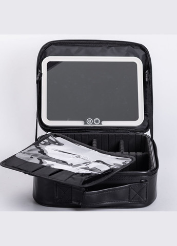 Косметичка-органайзер із LED-дзеркалом 26х22х9 см, Yiwu (324423485)