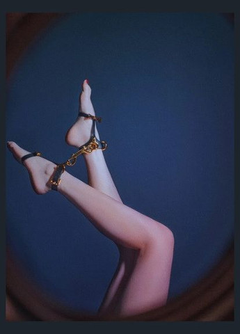 Набор БДСМ из сбруи и пестисов Butterfly UPKO, итальянская кожа, позолота 24К No Brand (303905347)