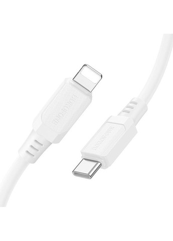 Кабель для зарядки Lightning Type-C для iphone/проволока, шнур тайп си на лайтнинг зарядный кабель для айфона 1м white Borofone (360631732)