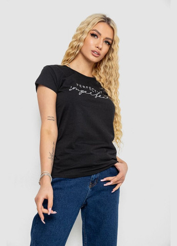 Футболка женская с принтом, 244R2208-1 Ager - (365075727)