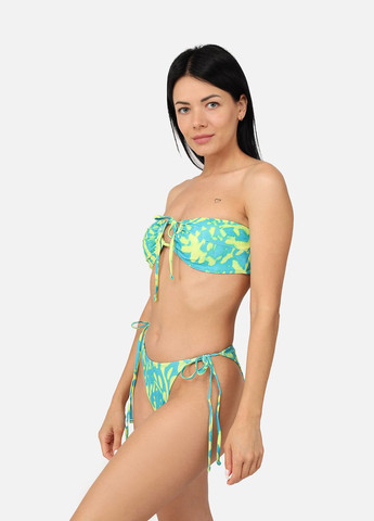 Салатовый летний купальник раздельный женский цвет салатовый цб-00268394 No Brand