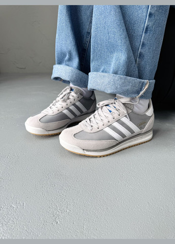 Кроссовки женские и мужские Adidas SL 72 Light Grey White | Адидас СЛ 72 серые No Brand серые демисезоны (340916028)