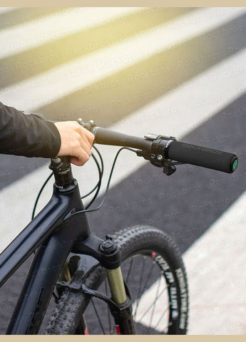 Грипсы для велосипеда резиновые ручки грипсы на руль велосипеда анатомические грипсы велосипедные Черные 73545 Rockbros (322872927)