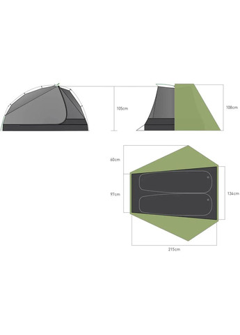 Палатка Alto TR2 PLUS. Green Sea To Summit (316533712)