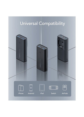 Powerbank ACE100 W1146 10000mAh Black (1283126559143) Veger (332770035)