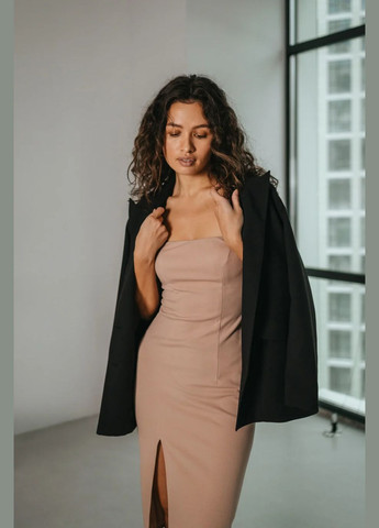 Кофейное праздничный, коктейльное, карнавальный, откровенный, вечернее платье Seventeen