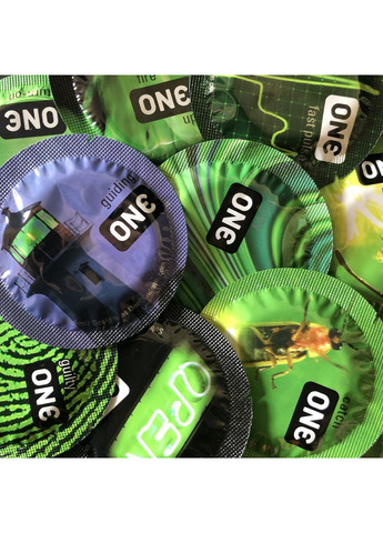 Светящиеся презервативы Glowing Pleasures One (371390365)