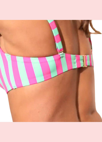 Розовый раздельный купальник розовый в полоску angela bsg - 014 Toccata