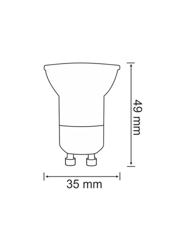 Светодиодная лампа 300379 Mini GU10 Polux (402478131)